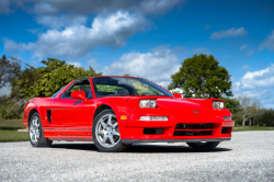 1996 Acura NSX in Formula Red over Black