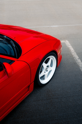 1997 Acura NSX in Formula Red over Black