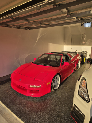 1997 Acura NSX in Formula Red over Black