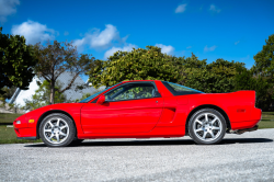 1996 Acura NSX in Formula Red over Black