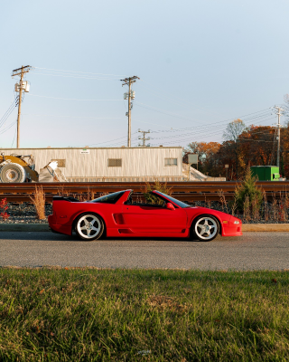 1997 Acura NSX in Formula Red over Black