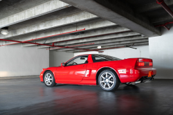 1996 Acura NSX in Formula Red over Black