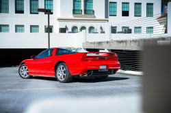 1996 Acura NSX in Formula Red over Black