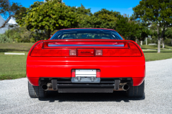 1996 Acura NSX in Formula Red over Black