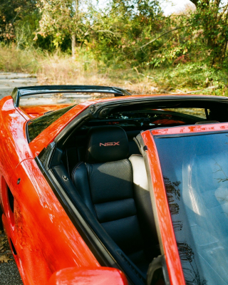 1997 Acura NSX in Formula Red over Black