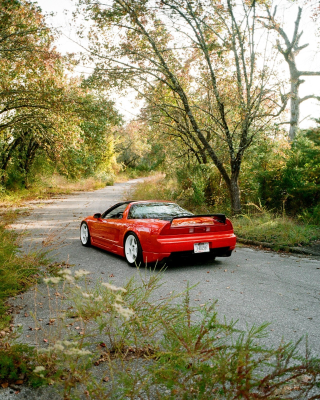1997 Acura NSX in Formula Red over Black
