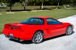 1996 Acura NSX in Formula Red over Black