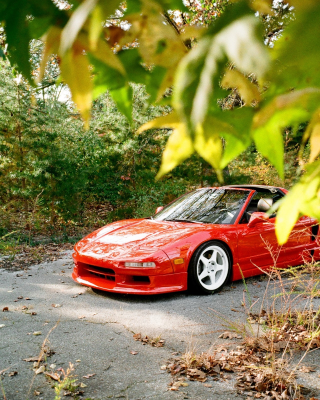 1997 Acura NSX in Formula Red over Black