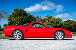 1996 Acura NSX in Formula Red over Black