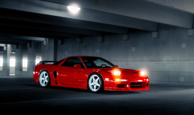 1997 Acura NSX in Formula Red over Black