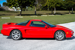 1996 Acura NSX in Formula Red over Black