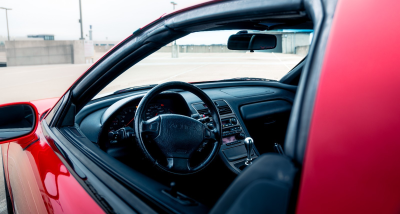 1997 Acura NSX in Formula Red over Black