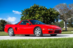 1996 Acura NSX in Formula Red over Black