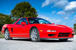 1996 Acura NSX in Formula Red over Black