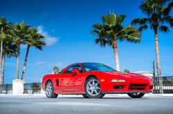 1996 Acura NSX in Formula Red over Black