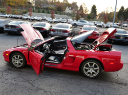 1996 Acura NSX in Formula Red over Black