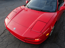 1996 Acura NSX in Formula Red over Black