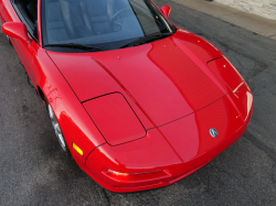 1996 Acura NSX in Formula Red over Black