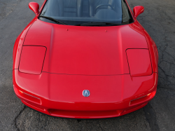 1996 Acura NSX in Formula Red over Black