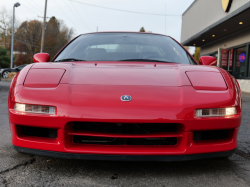 1996 Acura NSX in Formula Red over Black