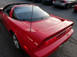 1996 Acura NSX in Formula Red over Black