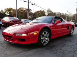 1996 Acura NSX in Formula Red over Black