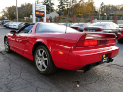 1996 Acura NSX in Formula Red over Black