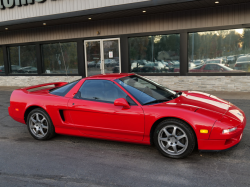 1996 Acura NSX in Formula Red over Black