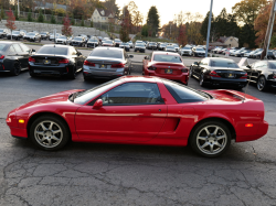 1996 Acura NSX in Formula Red over Black