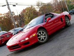 1996 Acura NSX in Formula Red over Black