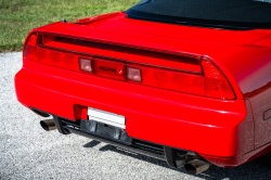 1996 Acura NSX in Formula Red over Black