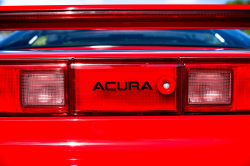 1996 Acura NSX in Formula Red over Black