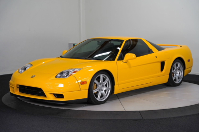 2002 Acura NSX in Spa Yellow over Black