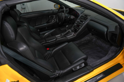 2002 Acura NSX in Spa Yellow over Black