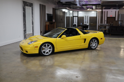 2002 Acura NSX in Spa Yellow over Black