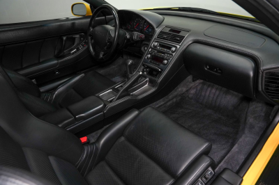 2002 Acura NSX in Spa Yellow over Black