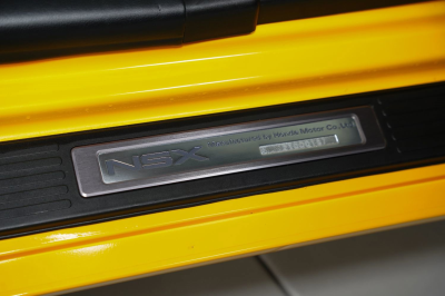 2002 Acura NSX in Spa Yellow over Black