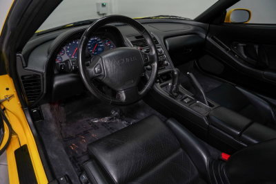 2002 Acura NSX in Spa Yellow over Black