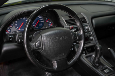 2002 Acura NSX in Spa Yellow over Black