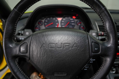 2002 Acura NSX in Spa Yellow over Black