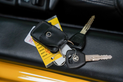 2002 Acura NSX in Spa Yellow over Black
