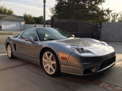 2002 Acura NSX in Sebring Silver over Silver