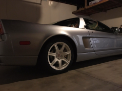 2002 Acura NSX in Sebring Silver over Silver