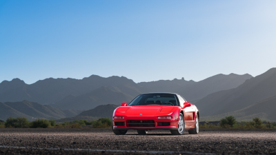 1993 Acura NSX in Formula Red over Black