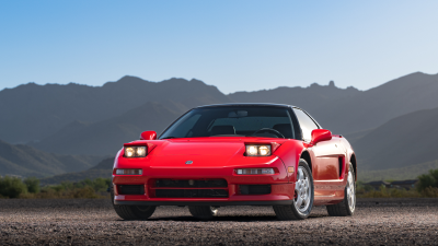 1993 Acura NSX in Formula Red over Black