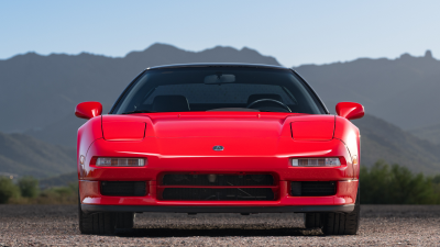 1993 Acura NSX in Formula Red over Black