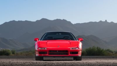 1993 Acura NSX in Formula Red over Black