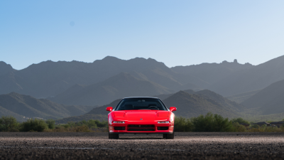 1993 Acura NSX in Formula Red over Black
