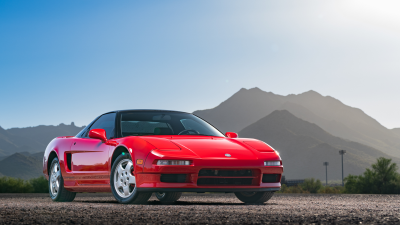 1993 Acura NSX in Formula Red over Black