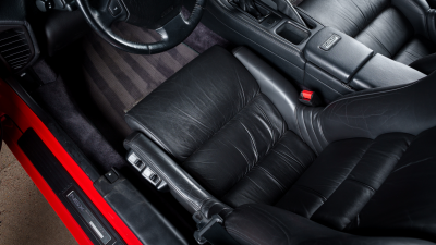 1993 Acura NSX in Formula Red over Black